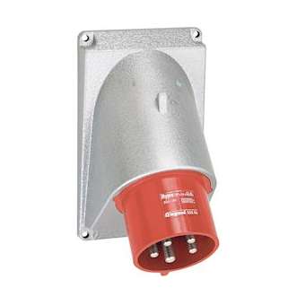 Fiche inclinée Hypra IP44 32A - 380V~ à 415V~ - 3P+N+T - métal|Legrand-LEG052864