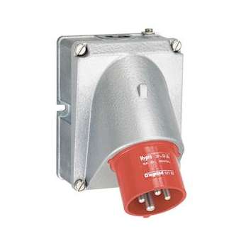 Fiche inclinée Hypra IP44 16A - 380V~ à 415V~ - 3P+N+T - métal|Legrand-LEG052164