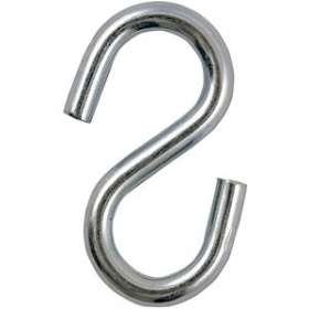 Crochet 'esse' D 3.4 mm en acier zingué (x 100)|Bizline-BIZ710170