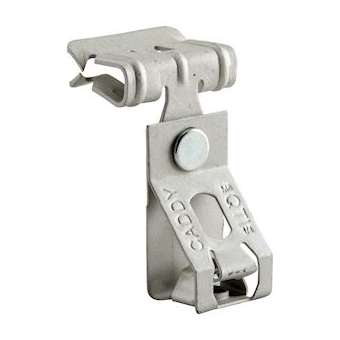 Attache à bride en acier ressort pour tige filetée M6 avec montage par pression.|nVent ERICO-ERI174841