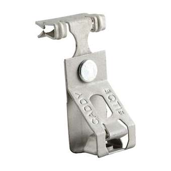 Attache à bride en acier ressort pour tige filetée M6 avec montage par pression.|nVent ERICO-ERI174842