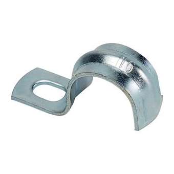 Attache perforée renforcée 1 patte D 16 mm en acier zingué (x 100)|Bizline-BIZ710290