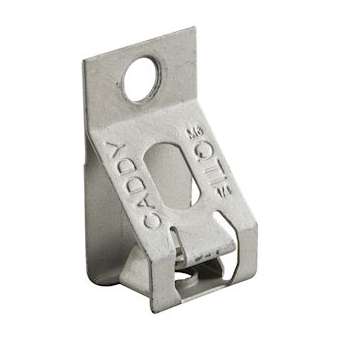 Support en acier ressort pour tige filetée M6 sur mur avec montage par pression.|nVent ERICO-ERI174801