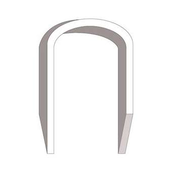 Agrafe câble diam 8mm, boite 5000 pièces, long 14mm|Agi robur-AGI352017