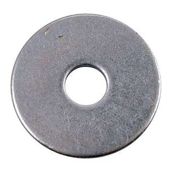 Rondelle plate large M5 en acier zingué (x 100)|Bizline-BIZ770176