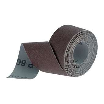 Rouleau abrasif toile 38 mm x 5 m G80 pour préparation de tubes et tuyaux|Bizline-BIZ790900