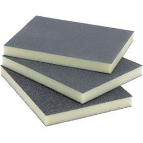 Éponge abrasive (x 3) G60, G100 et G180, lavable et réutilisable|Bizline-BIZ790905