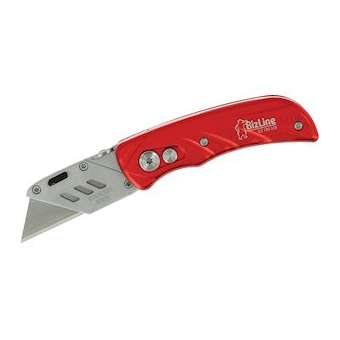 Cutter utilitaire pliant ergonomique et léger|Bizline-BIZ700328
