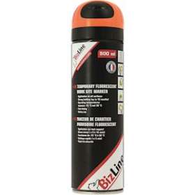 Traceur de chantier 500 ml orange fluo|Bizline-BIZ740104