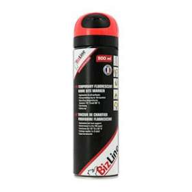 Traceur de chantier 500 ml rouge fluo|Bizline-BIZ740111