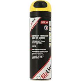 Traceur de chantier 500 ml jaune fluo|Bizline-BIZ740103