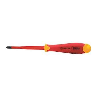 Tournevis i-SLIM PH2 6 x 100 mm isolé 1000 V|Bizline-BIZ790076