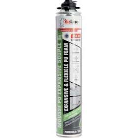 Mousse PU expansive RE2020 pistolable verte 750 ml|Bizline-BIZ500391