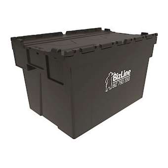 Bac de rangement à couvercle intégré 600 x 400 x 365 mm|Bizline-BIZ790550