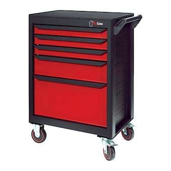 Servante 5 tiroirs avec système de fermeture par serrure 680 x 460 mm|Bizline-BIZ771026