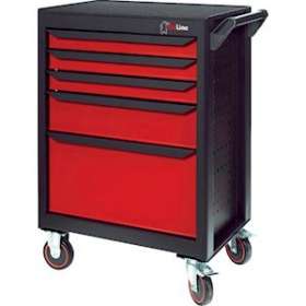 Servante 5 tiroirs avec système de fermeture par serrure 680 x 460 mm|Bizline-BIZ771026