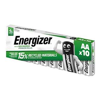 Pile rechargeable AA 2000 mAh x 10 rechargeable des centaines de fois|Energizer france-RSN417029