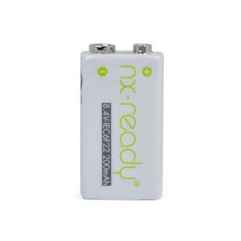 Blister(s) x 1 Accus Nimh blister NX READY 9V 200mAh|Enix energies-NXGARH9002