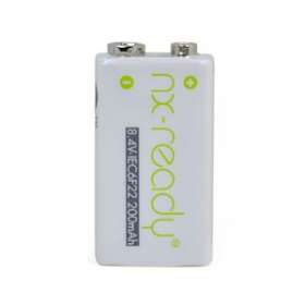 Blister(s) x 1 Accus Nimh blister NX READY 9V 200mAh|Enix energies-NXGARH9002