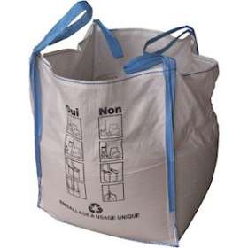 Sac à gravats BIG BAG 1 m³ charge maximale 1500 kg|Bizline-BIZ730953