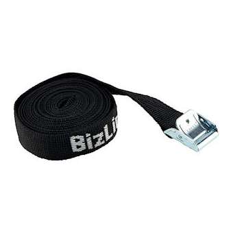 Sangle avec boucle de serrage 3 m x 25 mm noire|Bizline-BIZ730931