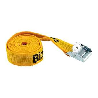 Sangle avec boucle de serrage 1.5 m x 25 mm jaune|Bizline-BIZ730930