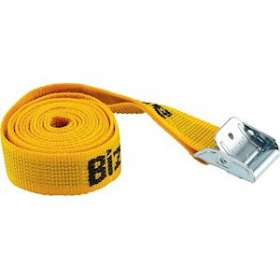 Sangle avec boucle de serrage 1.5 m x 25 mm jaune|Bizline-BIZ730930