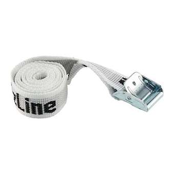 Sangle avec boucle de serrage 1 m x 25 mm blanche|Bizline-BIZ390479