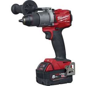 Perceuse visseuse à percussion sans fil 18 V avec 2 batteries 5 Ah et chargeur|Bizline-BIZ790634