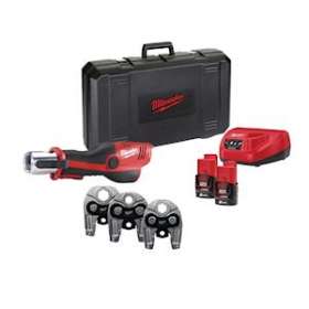 Sertisseuse plomberie 12 V + 2 batteries 2 Ah et chargeur (sans matrice)|Bizline-BIZ790648