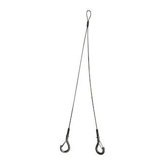 Accessoire de suspension de chemins de câble en crochets D 2 x 300 mm (x 10)|Bizline-BIZ710357