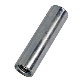 Connecteur pour tiges filetées cylindrique M6 x 30 mm en acier zingué (x 50)|Bizline-BIZ710441