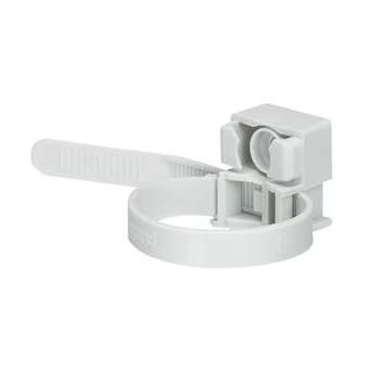 Collier à embase - utilisation intérieure - pour tube D16 à 32 - gris RAL7035|Legrand-LEG031900