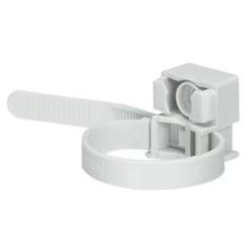 Collier à embase - utilisation intérieure - pour tube D16 à 32 - gris RAL7035|Legrand-LEG031900