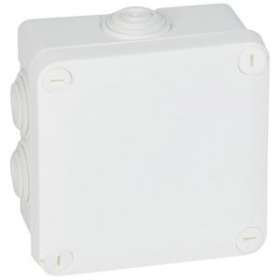 Boîte de dérivation carrée Plexo dimensions 105x105x55mm - blanc RAL9010|Legrand-LEG092023
