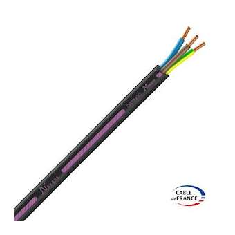 Câble rigide R2V Distingo cuivre 3G4 couronne de 25m|Fils et Câbles Druise-FILR2V3G4B25