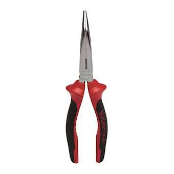 Pince à becs demi-ronds longs coudés 200 mm isolée 1000 V|Bizline-BIZ790232