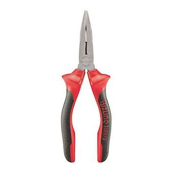 Pince à becs demi-ronds longs coudés 160 mm isolée 1000 V|Bizline-BIZ790028