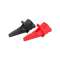 Jeu de pinces croco (4 mm, N+R)-1000V-CAT III et 600V-CAT IV