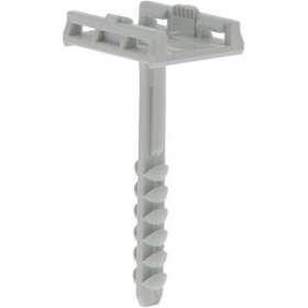 Cheville support pour collier inter-connectable D 6 x 25 mm PA 6.6 gris (x 100)|Bizline-BIZ300460