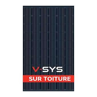 Kit V-SYS sur toiture tuile 3000W 2L5 portrait sans matériel élec|Cetih Carquefou-SYVPK18T2L5V60Z2-E