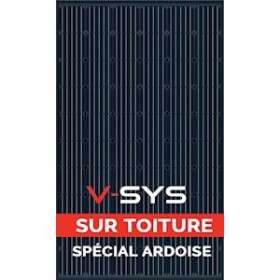 Kit V-SYS sur toiture ardoise Certifié 600W 1L2 portrait avec matériel élec|Cetih Carquefou-SYVKA14A2V60Z2