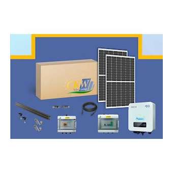 Kit Solaire 3Kw-clé en main-ond.string,8 panneaux 375W-ETN toit tuile|-KWC89055