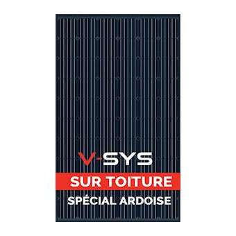 Kit V-SYS sur toiture ardoise Certifié 3000W 2L5 portrait complet micro onduleur|Cetih Carquefou-SYVPK15A2L5V60Z2