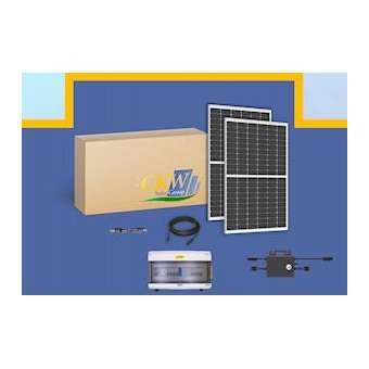 Kit Solaire 9kW-12 micro-onduleur-24 panneaux 375W-sans fixation-Coffret AC|-KWC89075