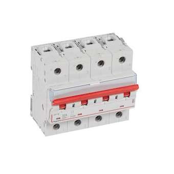 Interrupteur-sectionneur à manette 1000 V - 32A - 6 modules|Legrand-LEG414244