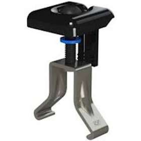 Etrier universel Noir - ESDEC bac acier-toit tuiles|-KWC83040
