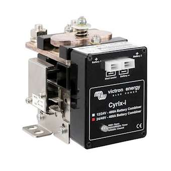 Cyrix-i 24/48V-400A intelligent battery combiner|MADEnR-MP6CYR020400000