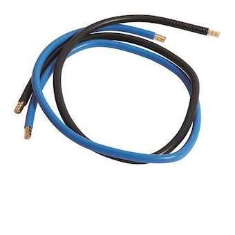 Jeu 2 conducteurs 16 mm² bleu + noir, longueur 650 mm|Hager-HAGKC616