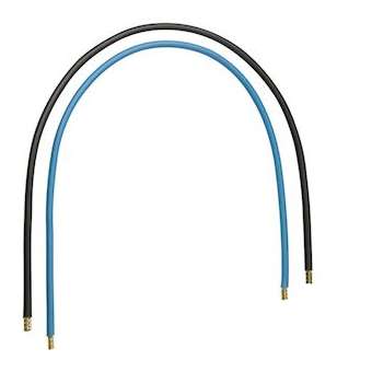 Jeu 2 conducteurs 16 mm² bleu + noir, longueur 450 mm|Hager-HAGKC416
